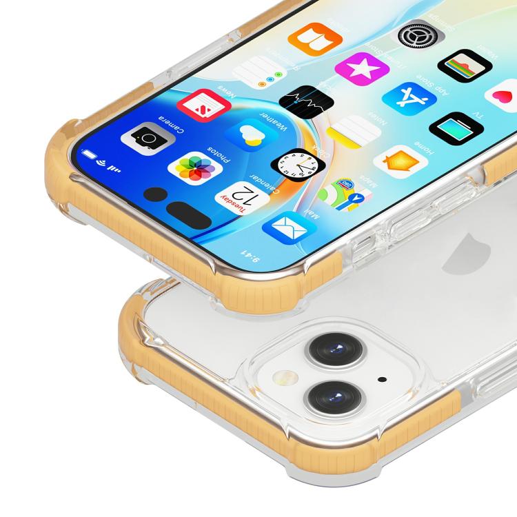 For iPhone 15 Four-corner Shockproof TPU Hybrid Acrylic Phone Case