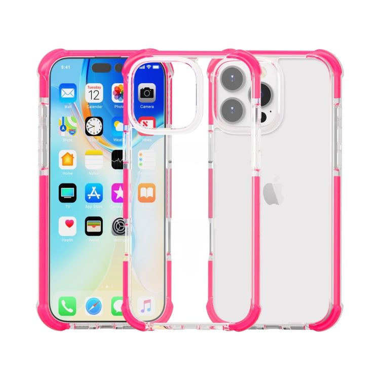 For iPhone 16 Pro Four-corner Shockproof TPU Hybrid Acrylic Phone Case