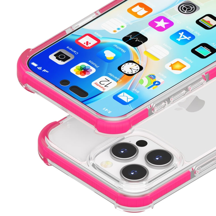 For iPhone 16 Pro Four-corner Shockproof TPU Hybrid Acrylic Phone Case