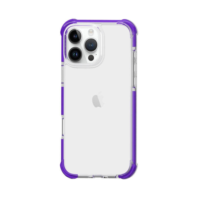 For iPhone 16 Pro Four-corner Shockproof TPU Hybrid Acrylic Phone Case
