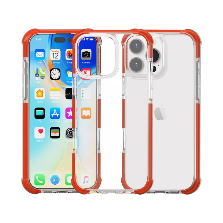 For iPhone 16 Pro Four-corner Shockproof TPU Hybrid Acrylic Phone Case