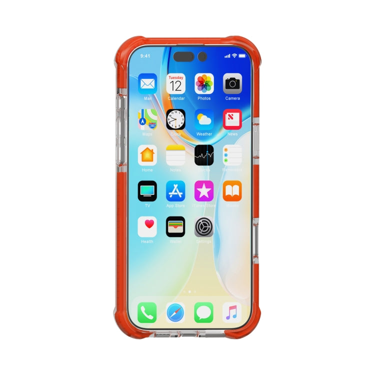 For iPhone 16 Pro Four-corner Shockproof TPU Hybrid Acrylic Phone Case