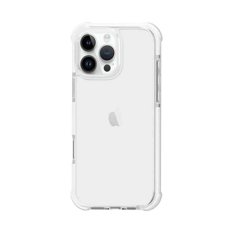 For iPhone 16 Pro Four-corner Shockproof TPU Hybrid Acrylic Phone Case