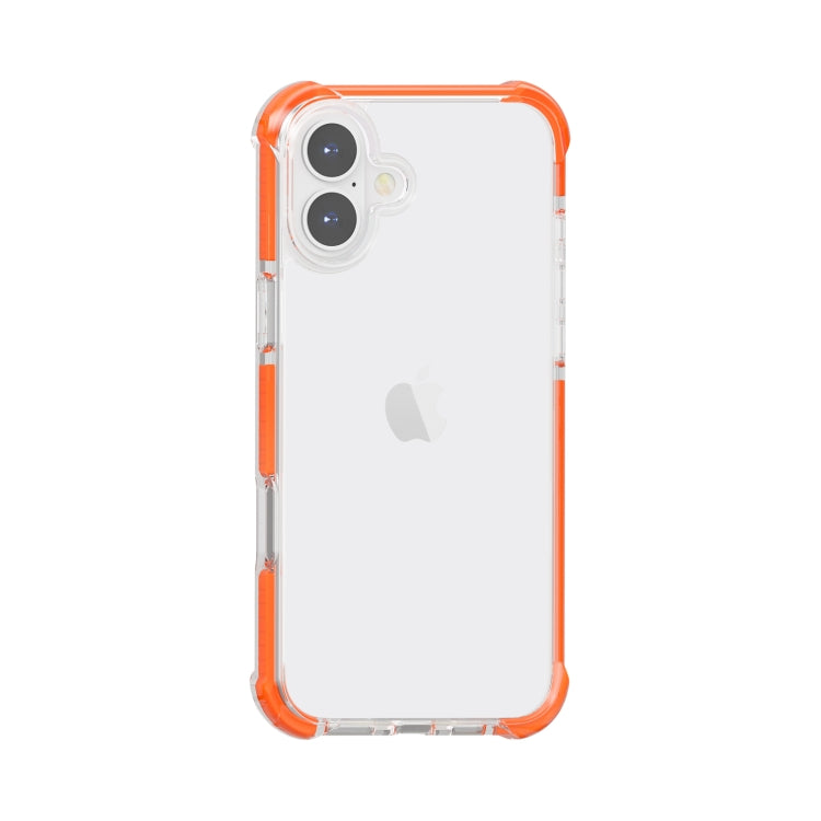 For iPhone 16 Plus Four-corner Shockproof TPU Hybrid Acrylic Phone Case