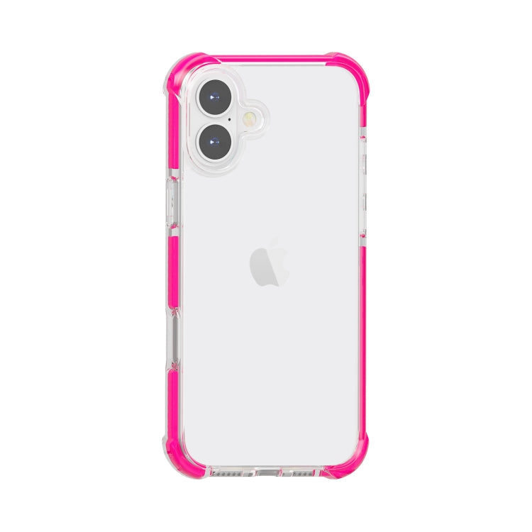 For iPhone 16 Four-corner Shockproof TPU Hybrid Acrylic Phone Case
