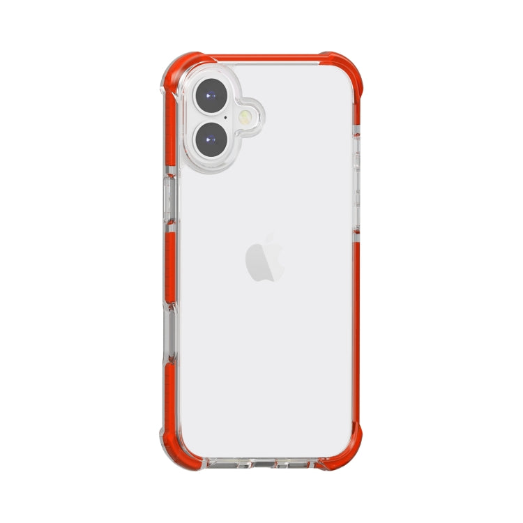For iPhone 16 Four-corner Shockproof TPU Hybrid Acrylic Phone Case
