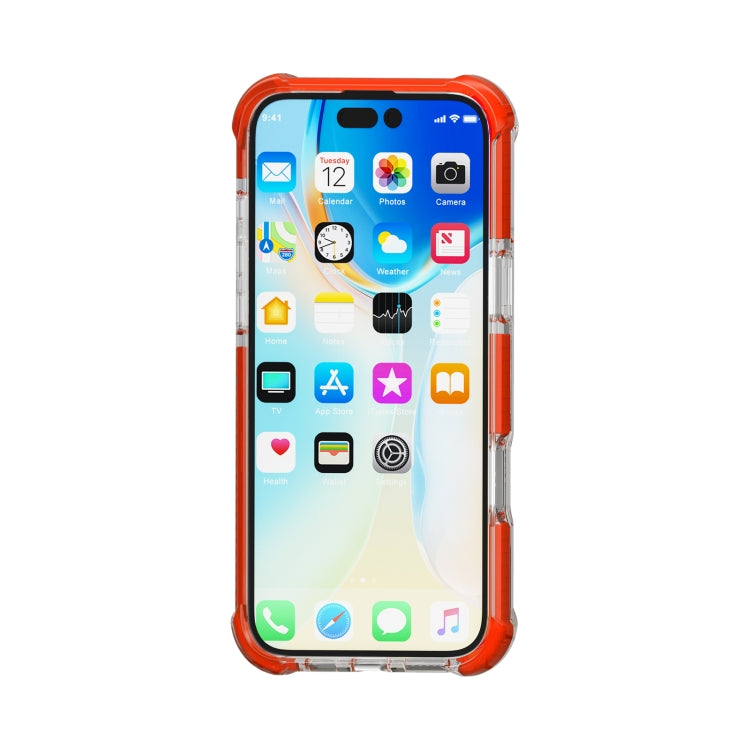For iPhone 16 Four-corner Shockproof TPU Hybrid Acrylic Phone Case