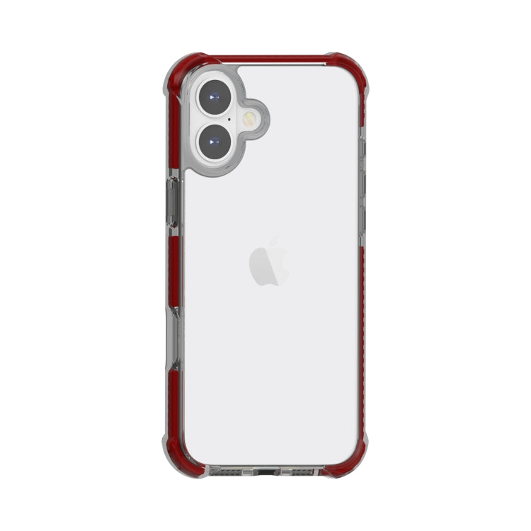 For iPhone 16 Four-corner Shockproof TPU Hybrid Acrylic Phone Case