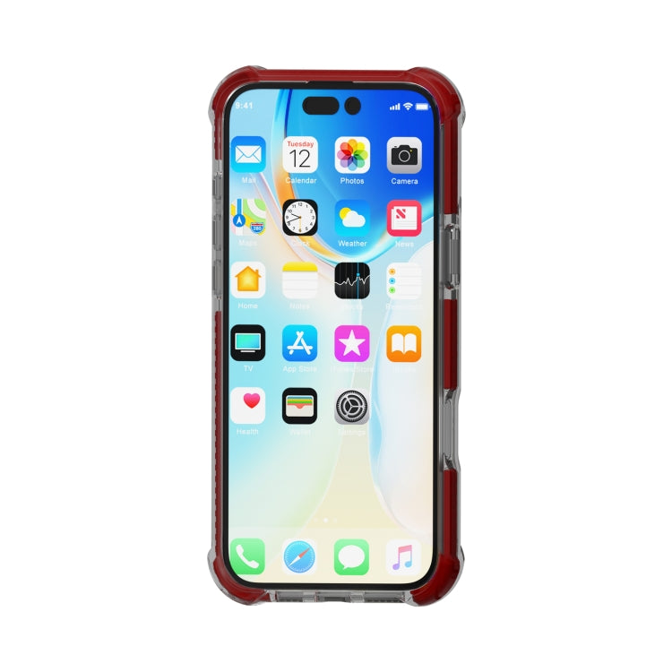 For iPhone 16 Four-corner Shockproof TPU Hybrid Acrylic Phone Case