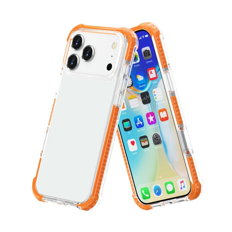 For iPhone 17 Pro Max Four-corner Shockproof TPU Hybrid Acrylic Phone Case