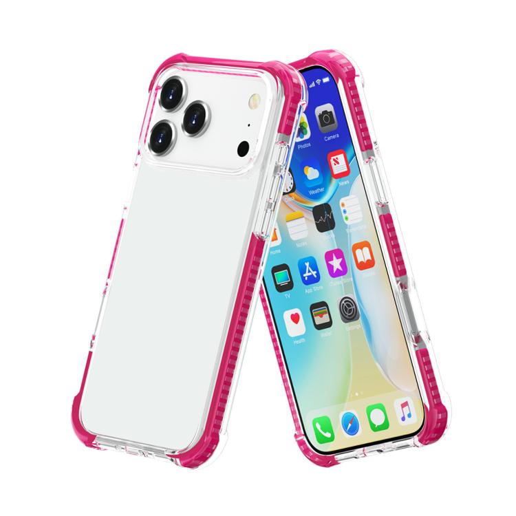 For iPhone 17 Pro Max Four-corner Shockproof TPU Hybrid Acrylic Phone Case