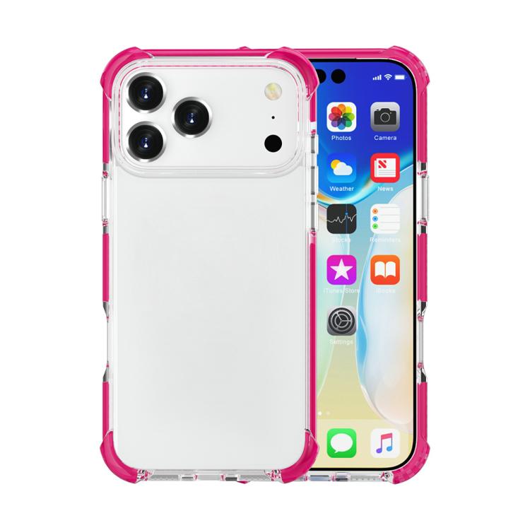For iPhone 17 Pro Max Four-corner Shockproof TPU Hybrid Acrylic Phone Case