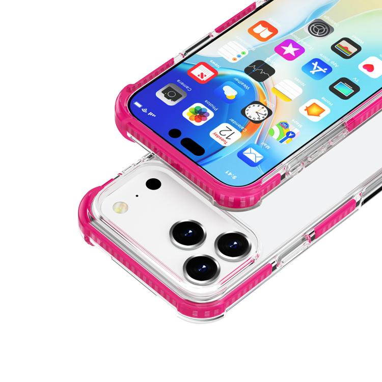 For iPhone 17 Pro Max Four-corner Shockproof TPU Hybrid Acrylic Phone Case