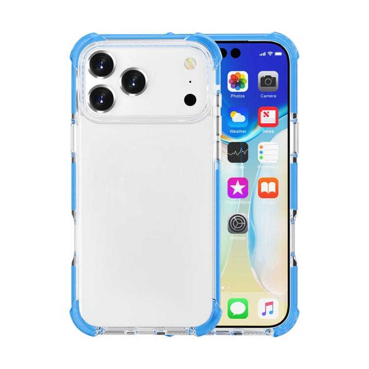For iPhone 17 Pro Max Four-corner Shockproof TPU Hybrid Acrylic Phone Case