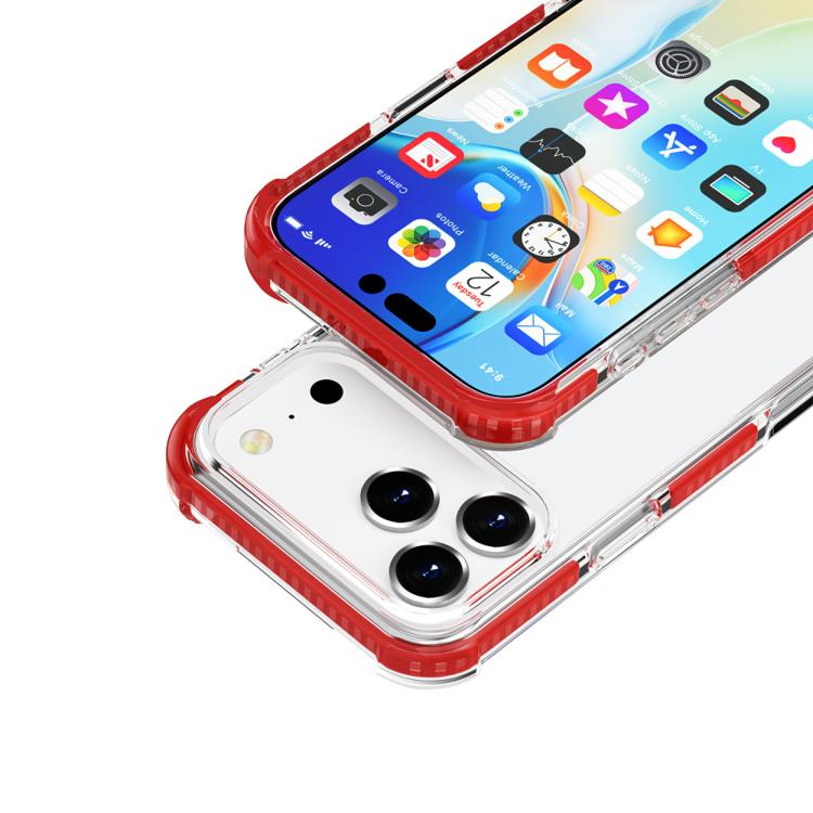 For iPhone 17 Pro Max Four-corner Shockproof TPU Hybrid Acrylic Phone Case
