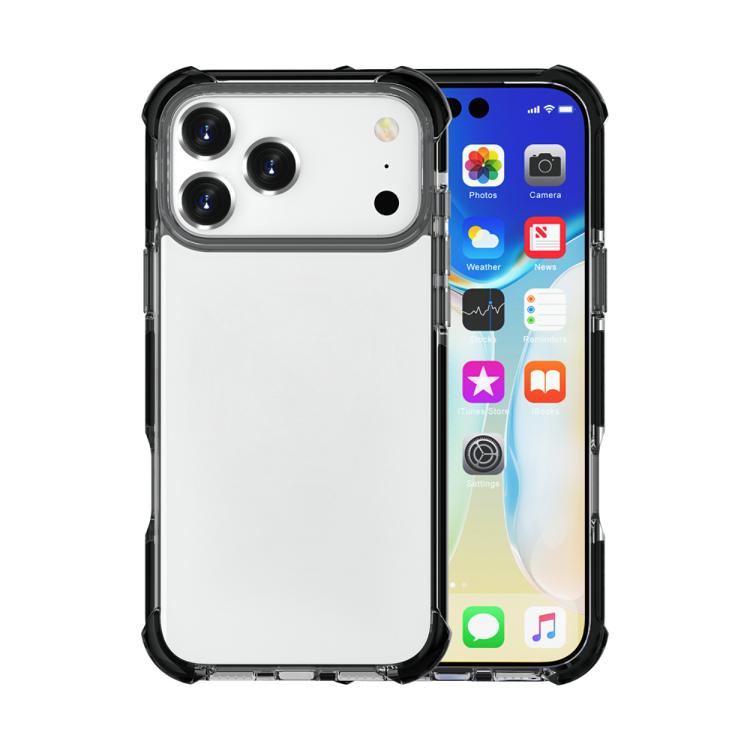 For iPhone 17 Pro Max Four-corner Shockproof TPU Hybrid Acrylic Phone Case