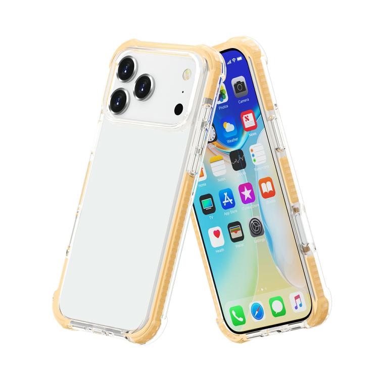 For iPhone 17 Pro Max Four-corner Shockproof TPU Hybrid Acrylic Phone Case