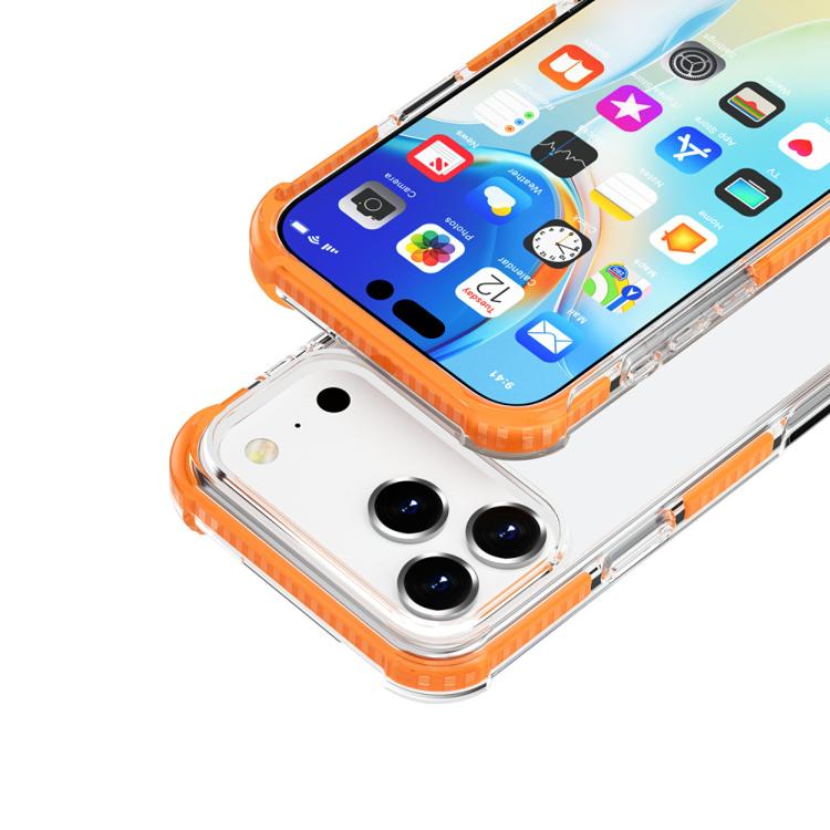 For iPhone 17 Pro Four-corner Shockproof TPU Hybrid Acrylic Phone Case