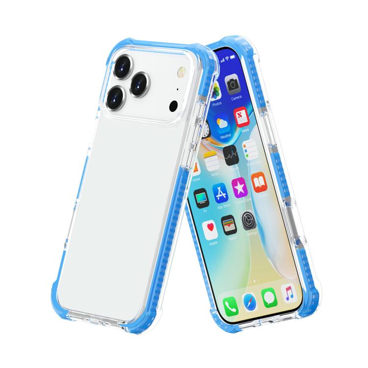 For iPhone 17 Pro Four-corner Shockproof TPU Hybrid Acrylic Phone Case