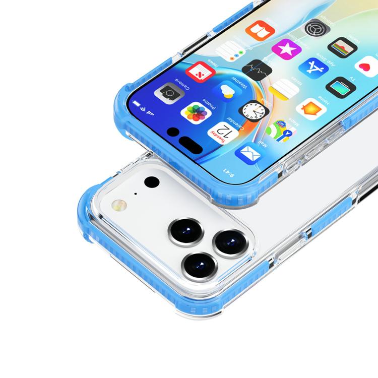 For iPhone 17 Pro Four-corner Shockproof TPU Hybrid Acrylic Phone Case