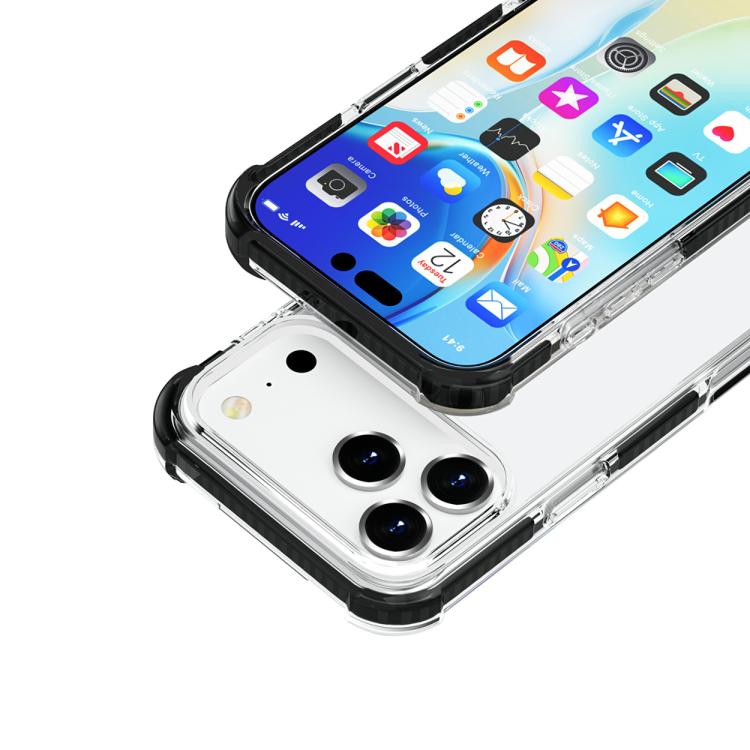 For iPhone 17 Pro Four-corner Shockproof TPU Hybrid Acrylic Phone Case