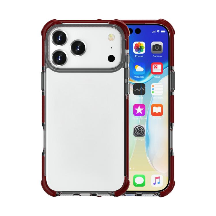 For iPhone 17 Pro Four-corner Shockproof TPU Hybrid Acrylic Phone Case