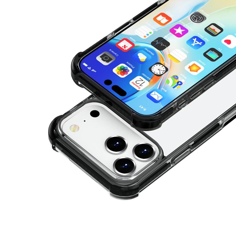 For iPhone 17 Pro Four-corner Shockproof TPU Hybrid Acrylic Phone Case