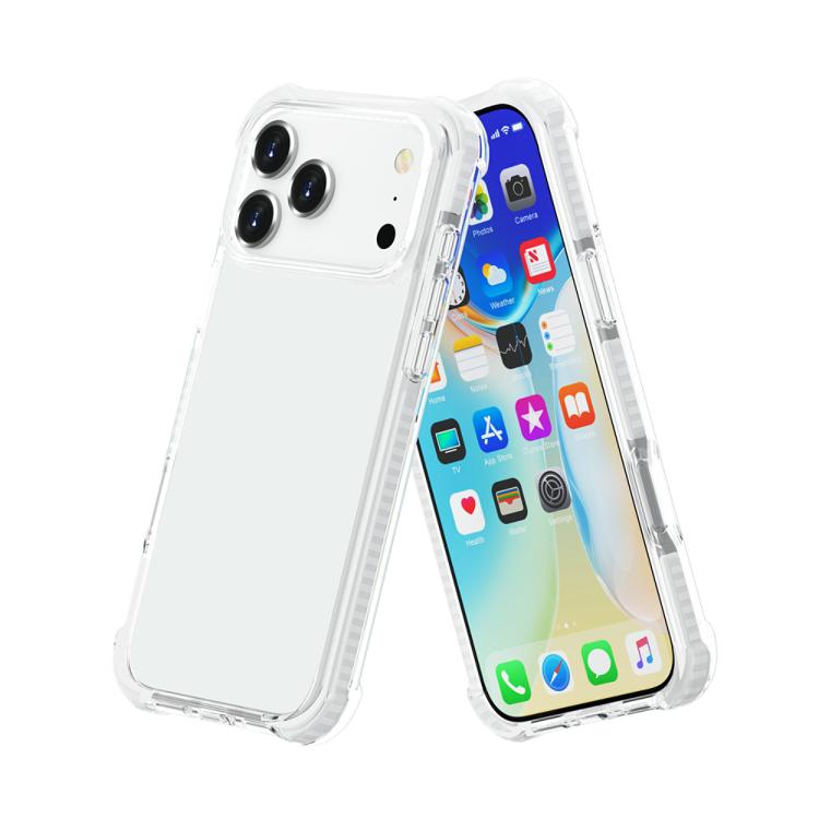 For iPhone 17 Pro Four-corner Shockproof TPU Hybrid Acrylic Phone Case