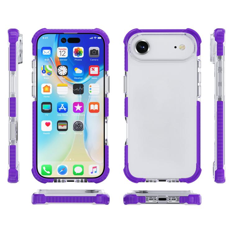 For iPhone Air Four-corner Shockproof TPU Hybrid Acrylic Phone Case