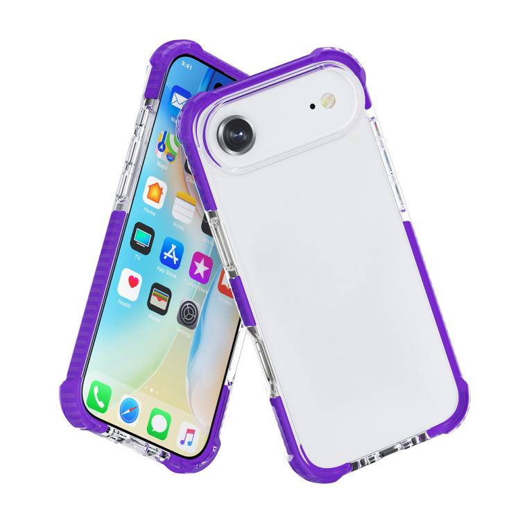 For iPhone Air Four-corner Shockproof TPU Hybrid Acrylic Phone Case