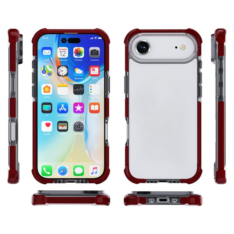 For iPhone Air Four-corner Shockproof TPU Hybrid Acrylic Phone Case