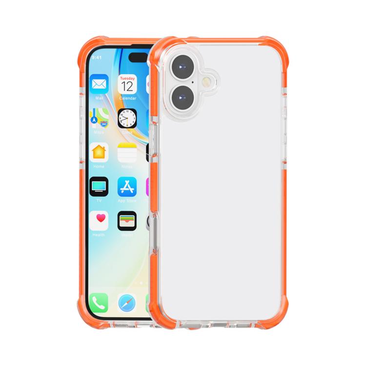 For iPhone 17 Four-corner Shockproof TPU Hybrid Acrylic Phone Case