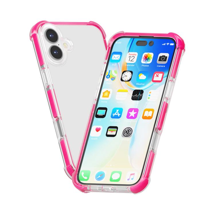 For iPhone 17 Four-corner Shockproof TPU Hybrid Acrylic Phone Case
