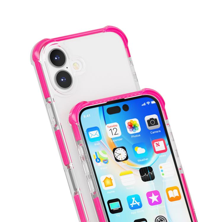 For iPhone 17 Four-corner Shockproof TPU Hybrid Acrylic Phone Case