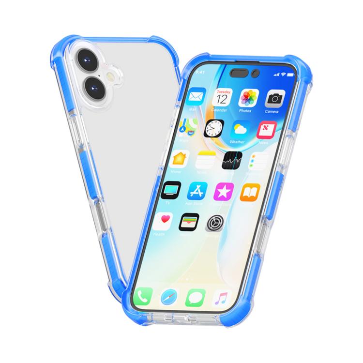 For iPhone 17 Four-corner Shockproof TPU Hybrid Acrylic Phone Case