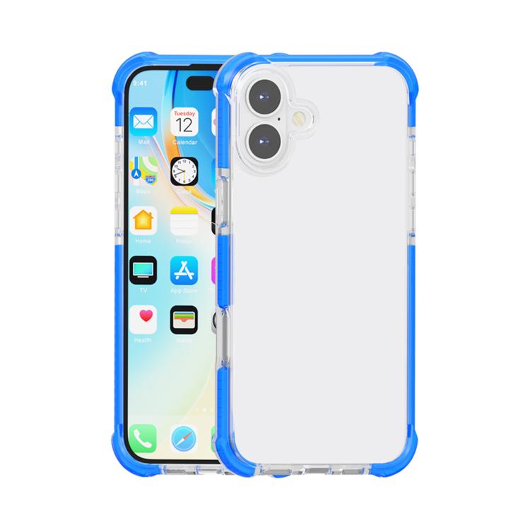 For iPhone 17 Four-corner Shockproof TPU Hybrid Acrylic Phone Case