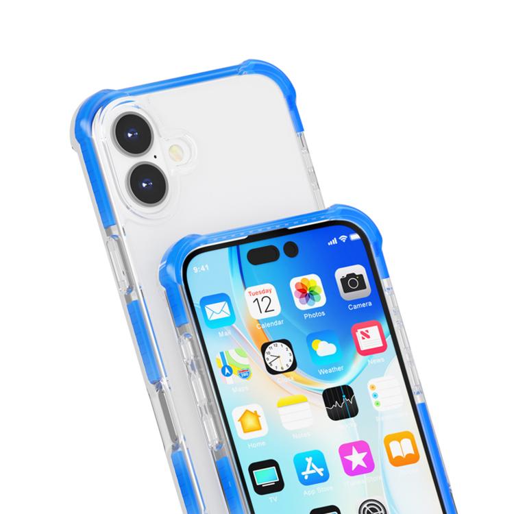 For iPhone 17 Four-corner Shockproof TPU Hybrid Acrylic Phone Case