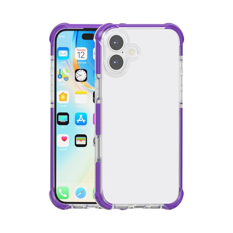 For iPhone 17 Four-corner Shockproof TPU Hybrid Acrylic Phone Case