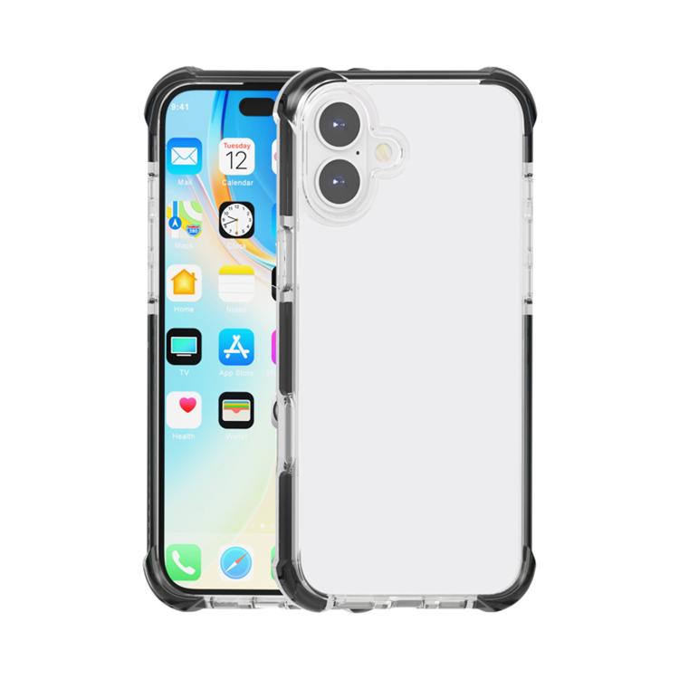 For iPhone 17 Four-corner Shockproof TPU Hybrid Acrylic Phone Case