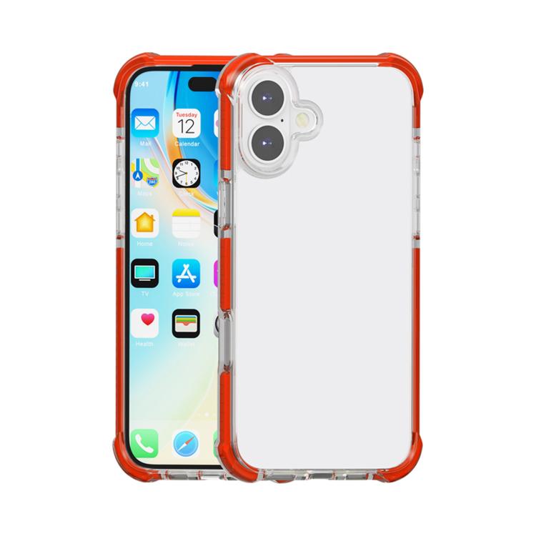 For iPhone 17 Four-corner Shockproof TPU Hybrid Acrylic Phone Case
