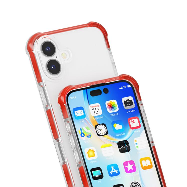For iPhone 17 Four-corner Shockproof TPU Hybrid Acrylic Phone Case