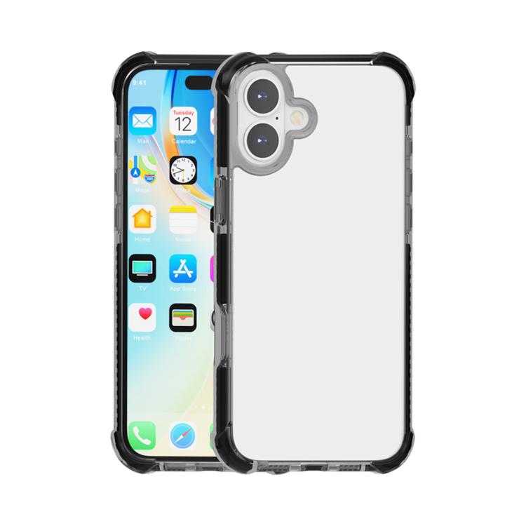 For iPhone 17 Four-corner Shockproof TPU Hybrid Acrylic Phone Case