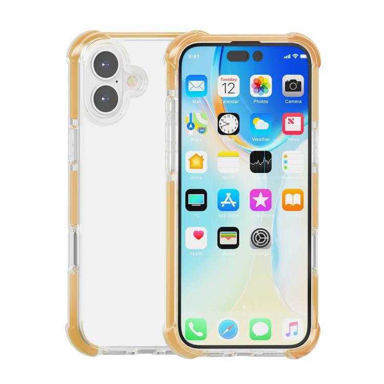 For iPhone 17 Four-corner Shockproof TPU Hybrid Acrylic Phone Case