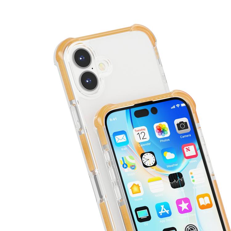 For iPhone 17 Four-corner Shockproof TPU Hybrid Acrylic Phone Case