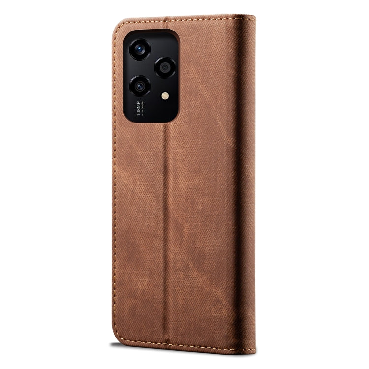 For Honor 200 Lite Global Denim Texture Flip Leather Phone Case