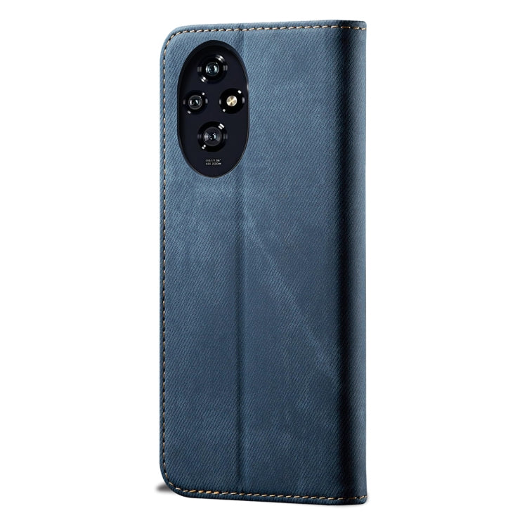 For Honor 200 Denim Texture Flip Leather Phone Case