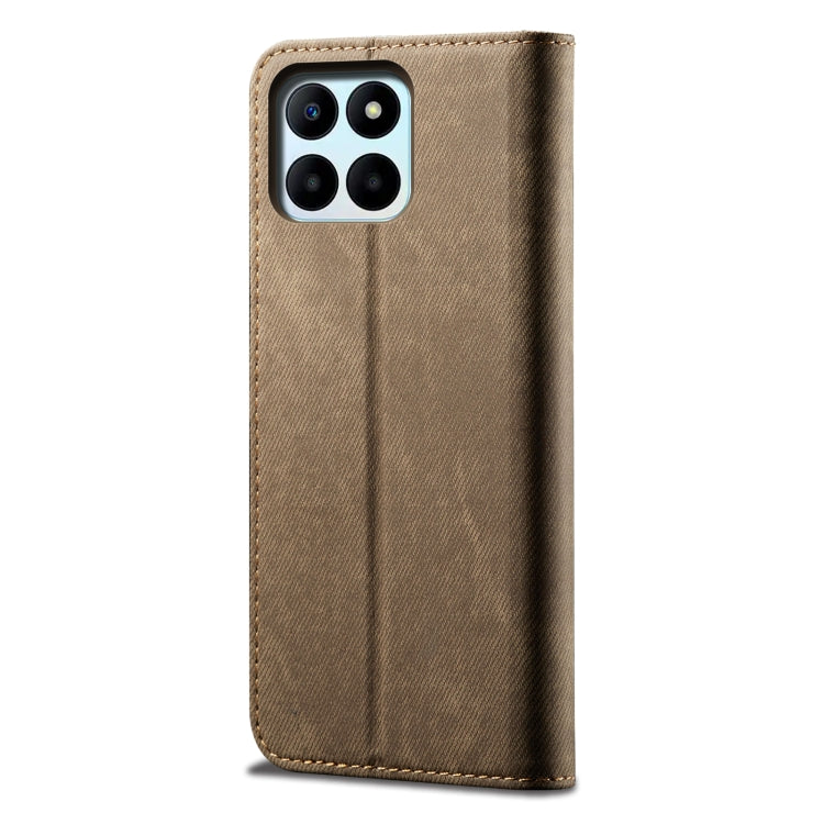 For Honor X6b 4G Global Denim Texture Flip Leather Phone Case