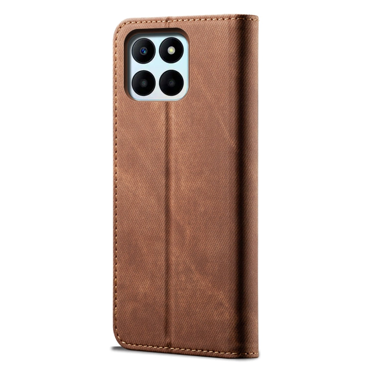 For Honor X6b 4G Global Denim Texture Flip Leather Phone Case