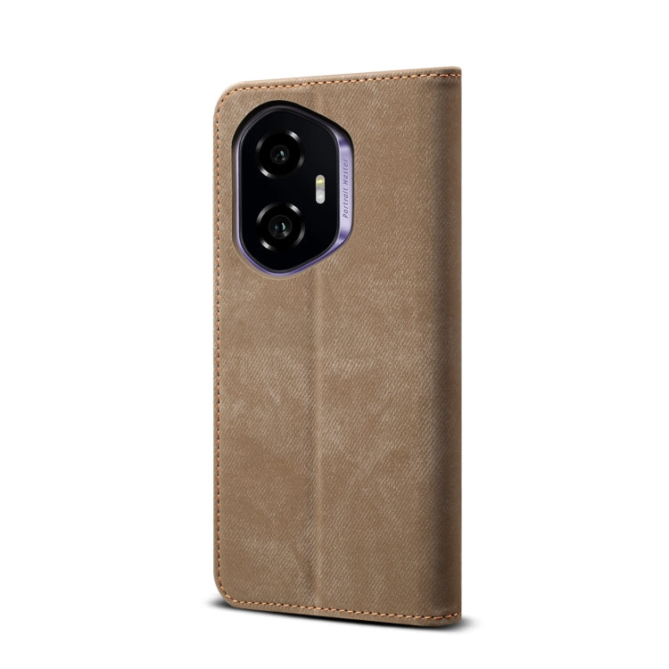 For Honor 300 5G Denim Texture Flip Leather Phone Case