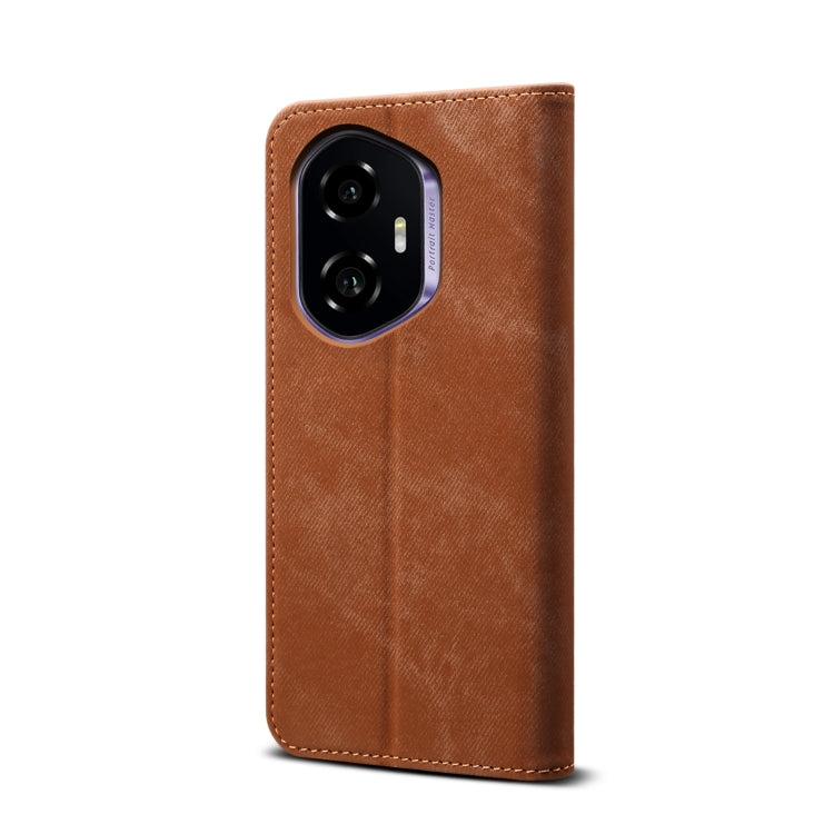 For Honor 300 5G Denim Texture Flip Leather Phone Case